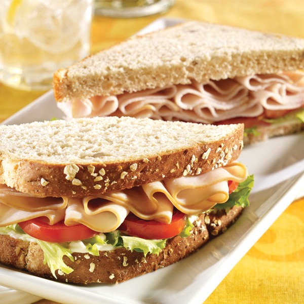 all-American turkey sandwich