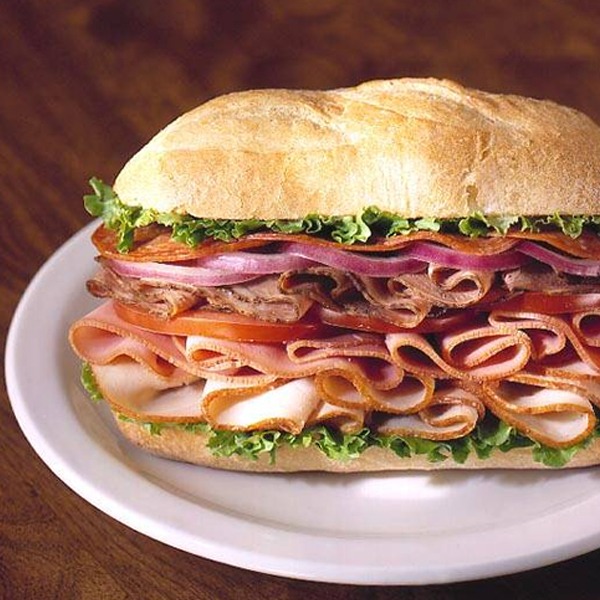 Deli supreme sub sandwich