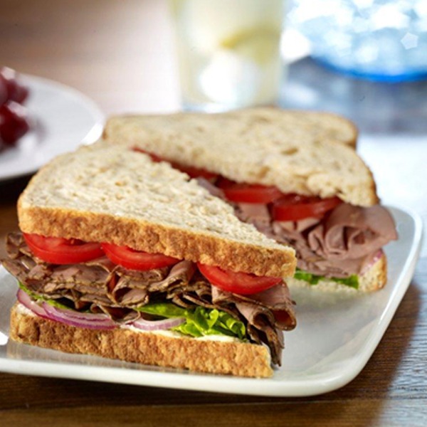 All-American roast beef sandwich