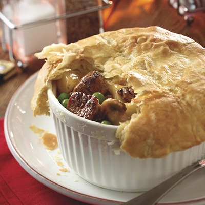 Beef roast crock pie