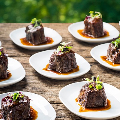 Plated short ribs