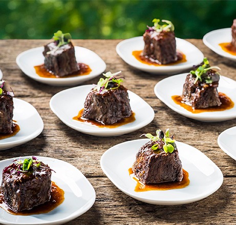 Plated short ribs