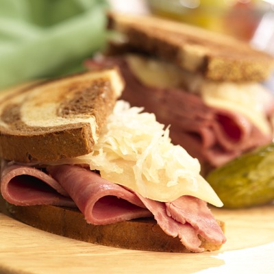 Corned beef marble Reuben