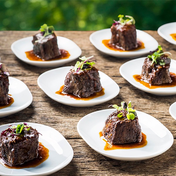 Plated short ribs