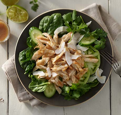 Pulled Chicken Thigh Salad
