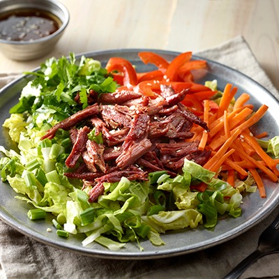 Corned beef cabbage on a plate